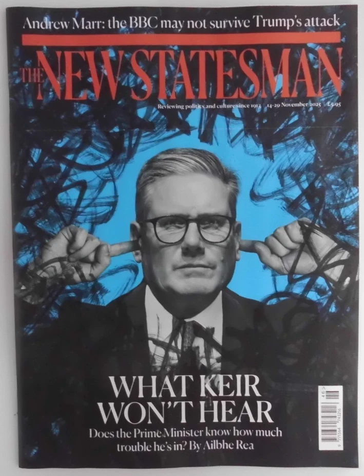 The New Statesman magazine 14th Nov 2025 What Keir won't hear +Trump attacks BBC - Image 1 of 1