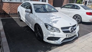 Mercedes E350 cdi AMG coupe white 2013 - 12 months MOT and gearbox service - Picture 1 of 11