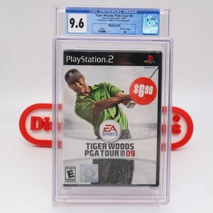 PS2 TIGER WOODS PGA TOUR 09 2009 GOLF - CGC GRADED 9.6 A+! NEW & Factory Sealed! - Picture 1 of 10