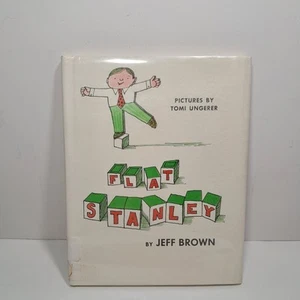 Flat Stanley, 1964 1. Auflage, Vintage Hardcover Buch mit Schutzumschlag von Jeff Brown - Bild 1 von 16