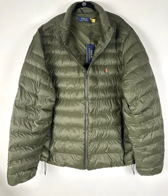 Polo Ralph Lauren Men's Big & Tall 3LT Packable Quilted Jacket Green $248 NEW - Image 1 of 4
