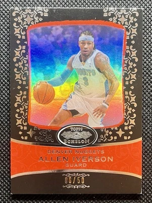 2007-08 Topps Echelon Red /50 Allen Iverson #26 Denver Nuggets HOF - Image 1 of 2