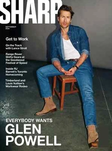 Sharp Magazine Glen Powell Cover, NEW - Imagen 1 de 1