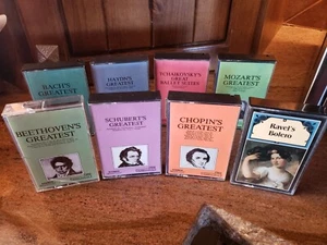 Menge 8 klassische Bänder Beethoven Haydn Bach Mozart Chopin Schubert Sehr guter Zustand + - Bild 1 von 10