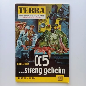Terra Utopische Romane 92, CC 5 Streng geheim, K. H. Scheer, Moewig - Picture 1 of 2