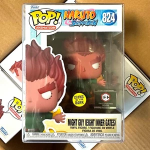 Funko Pop Naruto Shippuden: Might Guy (acht innere Tore) #824 Vinyl LEUCHTET - Bild 1 von 5