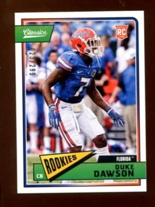 2018 Panini Classics Red Back #275 Rookies - Duke Dawson #/299 🏈 RC - Bild 1 von 1