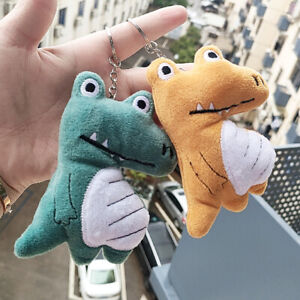 Cute Crocodile Plush Toy Pendant Stuffed Key Chain Bag Hanging Accessories