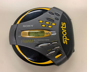 Sony Sports D-FS18 Walkman Portable CD Player | FM/AM Radio | G-Protection