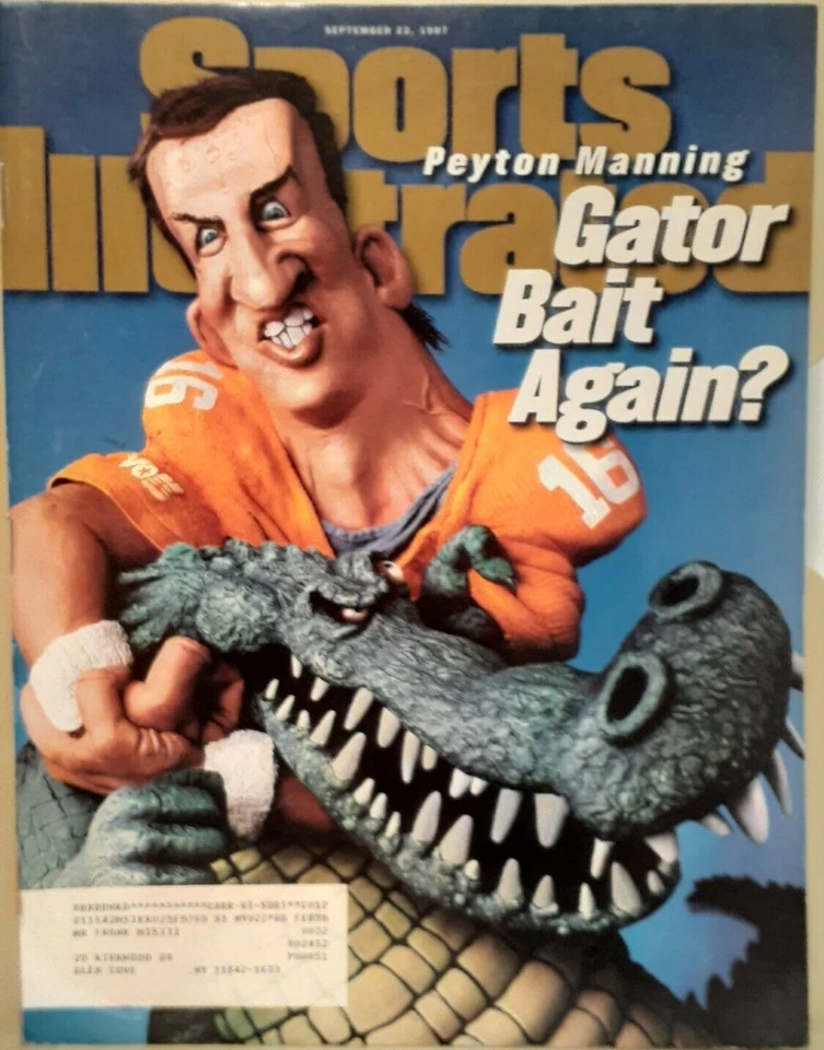 Sports Illustrated: Peyton Manning / Tennessee Volunteers (September 22, 1997) - Image 1 of 1