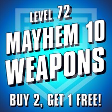 Borderlands 3 [WEAPONS] Buy 2 Get 1 Free [LEVEL 72 M10] BL3 Guns [ALL PLATFORMS]