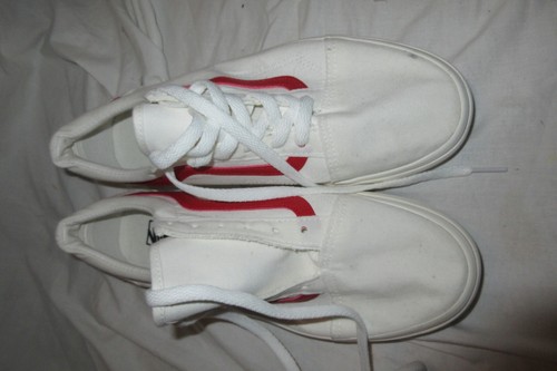 Sneakers Vans Oldol Skool bassehe bianc rosseers sn UK5 9 5o uom re
