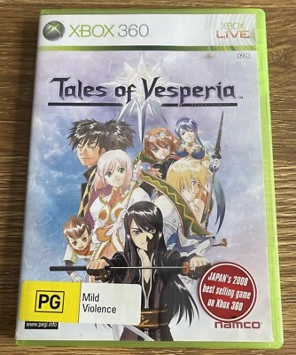 Tales Of Vesperia XBOX 360 GAME PAL GC Manga animated Complete with Manual - Image 1 of 4