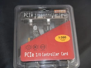 PCI Express to Serial I/O (RS-232) DB9 2 Port Host Adapter - Picture 1 of 2