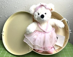 STEIFF 11" LOTTE "Bailarina" OSO DE PELUCHE en Maleta - con Etiquetas Usado en Excelente Condición Raro - Imagen 1 de 12