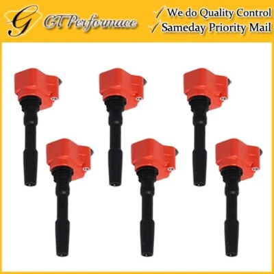 Performance Ignition Coil 6PCS for Audi A3 A4 A6 A8 Quattro/ Q3 Q5 TT Quattro - Image 1 of 4