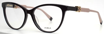 Gafas de borde completo FURLA VFU353 09FD púrpura ojo de gato 54-16-135 B:43 Foto 1 de 4