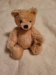Vintage Steiff Brown Teddy Bear Jointed x4 9" Made in Austria 0201/26 No Ear Tag - Picture 1 of 13