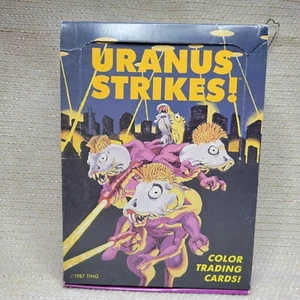 1987 ULTRA Rare Uranus Strikes Ting Wax Box 48 Packs 23059G - Picture 1 of 8