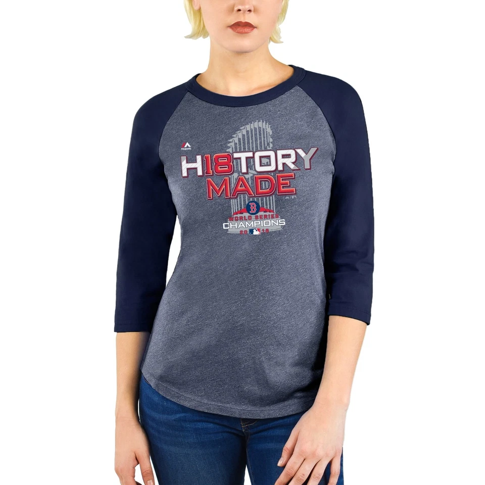 Boston Red Sox Majestic Threads Women's 2018 World Series Champions Locker Room - Image 1 of 1