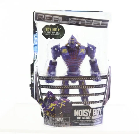 Real Steel 5" Noisy Boy Light Up Action Figure Robot Jakks 2011 NRFP Cover