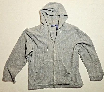 Chaqueta con Capucha Gris Damas M RN 52463 Por Catalina Foto 1 de 2