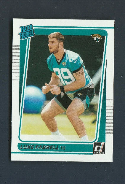 2021 Panini Donruss Rated Rookie Card # 307 Luke Farrell - Image 1 of 1