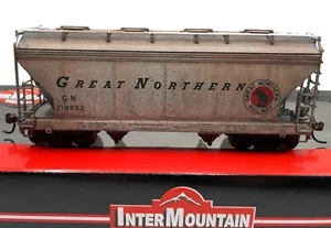 HO INTERMOUNTAIN 46538-03 ACF CENTER FLOW 2 BAY HOPPER GREAT NORTHERN WEATHERED - Picture 1 of 3