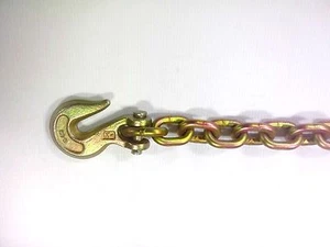 (1)1/2"x20' Grade 70 Transport Chain. Top Quality-With (1) G70 Grab/(1) G70 Slip - Imagen 1 de 3