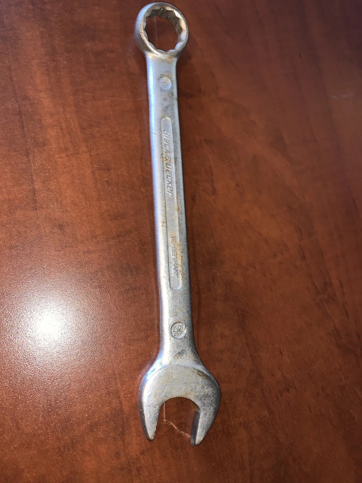 Vintage Black&Decker Chrom-Vandium 15/16" 12 point combination wrench w Germany - Image 1 of 4