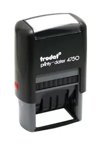 Timbro data autoinchiostrante Trodat 4750L1 "RICEVUTO". Blu/Rosso. Date per 10 anni. - Foto 1 di 2