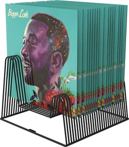 Zomo VS-Rack Wave, Vinyl Storage rack record display - BLACK - Picture 1 of 2