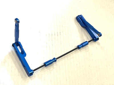 Aluminum Rear Sway Bar+Arms+Linkage for Axial RBX10 Ryft 4WD Bouncer 1/10 Blue - Image 1 of 4