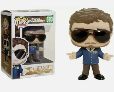 Parks And Recreation - Bert Macklin Pop! Vinil #503 (Andy Dwyer) - Imagem 1 de 4