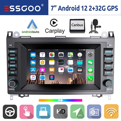 Für Mercedes A B Klasse W169 W245 906 Vito W639 Carplay Autoradio Android 12 GPS - Bild 1 von 4