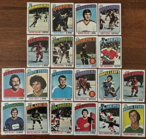 1976-77 Topps Hockey (20 Cards) "Value Set" w/ (3) "Hall of Famers & (4) Rookies - Picture 1 of 6