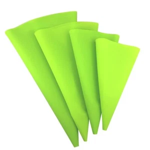 Joyeee 4 Pcs Piping Bags Reusable Silicone Pastry Bags for Cake Decorating Ba... - Picture 1 of 7