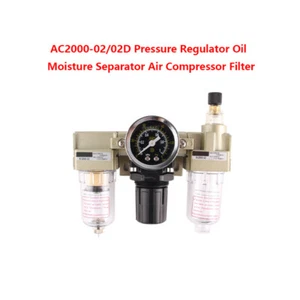 AC2000-02/02D Pressure Regulator Oil Moisture Separator Air Compressor Filter - Picture 1 of 6