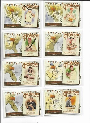 2011 Allen & Ginter HOMETOWN HEROES Pick-A-Insert Utley Halladay Wright Jeter ++ - Image 1 of 4