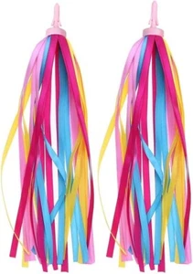 Blingkingdom 1 Paar Kinder Regenbogen Fahrrad Streamer für Mädchen Jungen, 2 Stück 10 Zoll - Bild 1 von 5