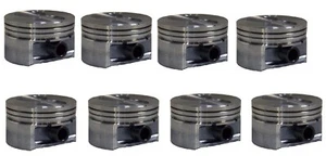 Flat Top Pistons Set for 1992-1997 Chevrolet Corvette Camaro 350 5.7L LT1 - Picture 1 of 1