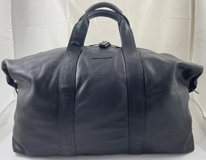 Bolso de Transporte Tumi Alpha Weekender Grande de Lona 100% Cuero Napa 964D4 Reg $600+ - Imagen 1 de 14