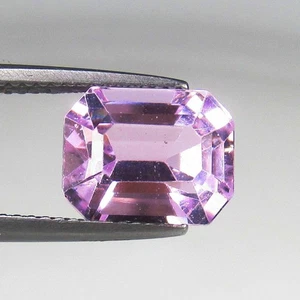 6.44 Ct Natural Top Luster Pink Kunzite Emerald Step Cut,Afghanisthan-2087 - Picture 1 of 2