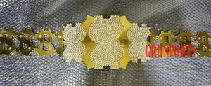 Cinturón de campeonato de lucha libre Million Dollar Man chapado en oro de 2 mm - Imagen 1 de 5