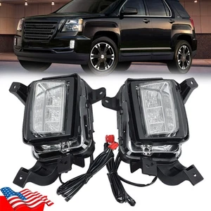 JUEGO LED Parachoques Delantero Luz Antiniebla Bisel Señal DRL Para GMC Terrain 2016-2017 - Imagen 1 de 21