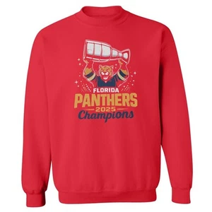 2025 Season Winners Hockey Trophy - Florida Fans Gift Unisex Crewneck Sweatshirt - Picture 1 of 5