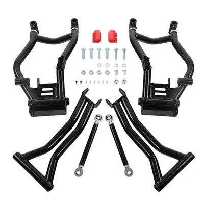 Brazos A desplazados traseros negros de alta holgura para Polaris RZR 09-14 S 800/10-14 4 800 Foto 1 de 4