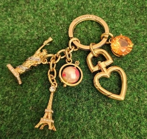 Juicy Couture Statue of Liberty Pink World Globe Eiffel Tower Travel Charms  - Picture 1 of 17