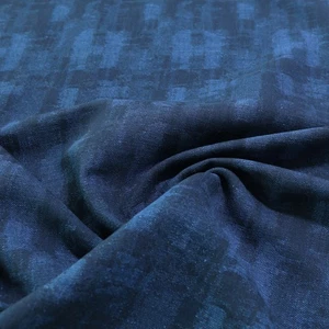 LEINEN-Stoff für Kleid Hemd Gardine Vorhang Karierte Tischdecke Meterware - Bild 1 von 5