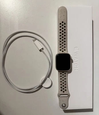 apple watch serie 9 41mm Starlight aluminio GPS Foto 1 de 4